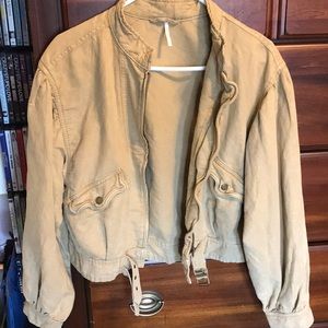 Brand NEW free people bomber jacket - never worn